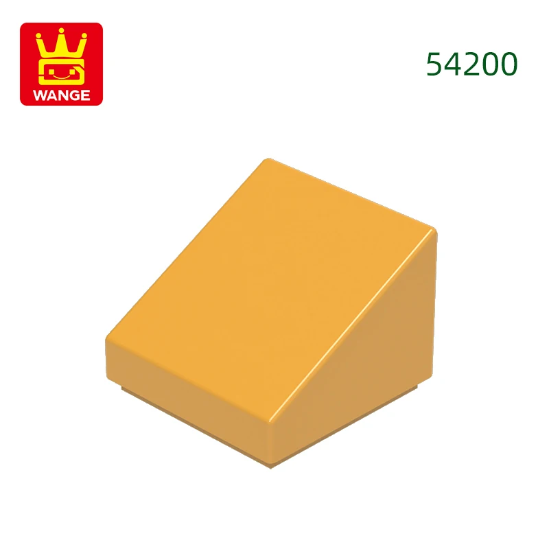 Wange 543 stks/partij 54200 1x1 Helling Bouwstenen Geneigd Panel Bricks DIY Compatibel met alle Merk Speelgoed voor Kinderen Geschenkdoos