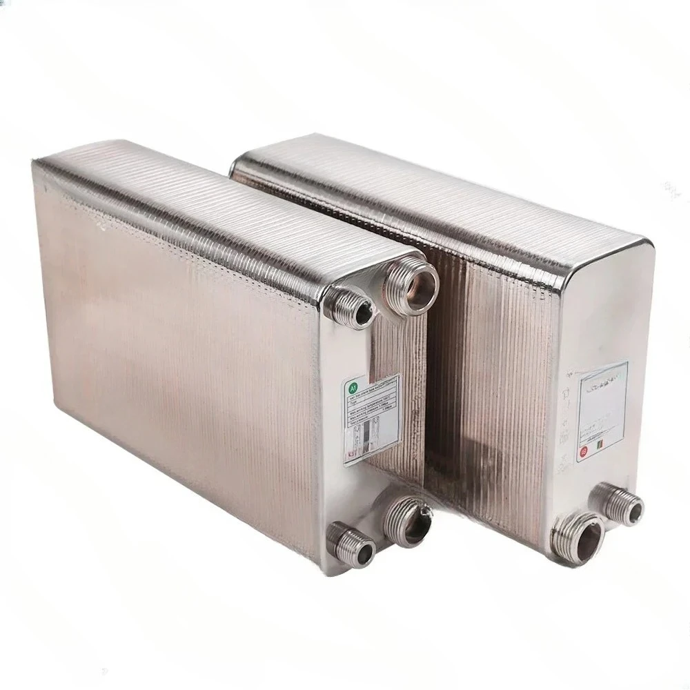 32 38 60 Plates Heat Exchanger Wort Chiller Stainless Steel Homebrew Brewing Beer Cooler Counterflow Chiller Water Heating 4