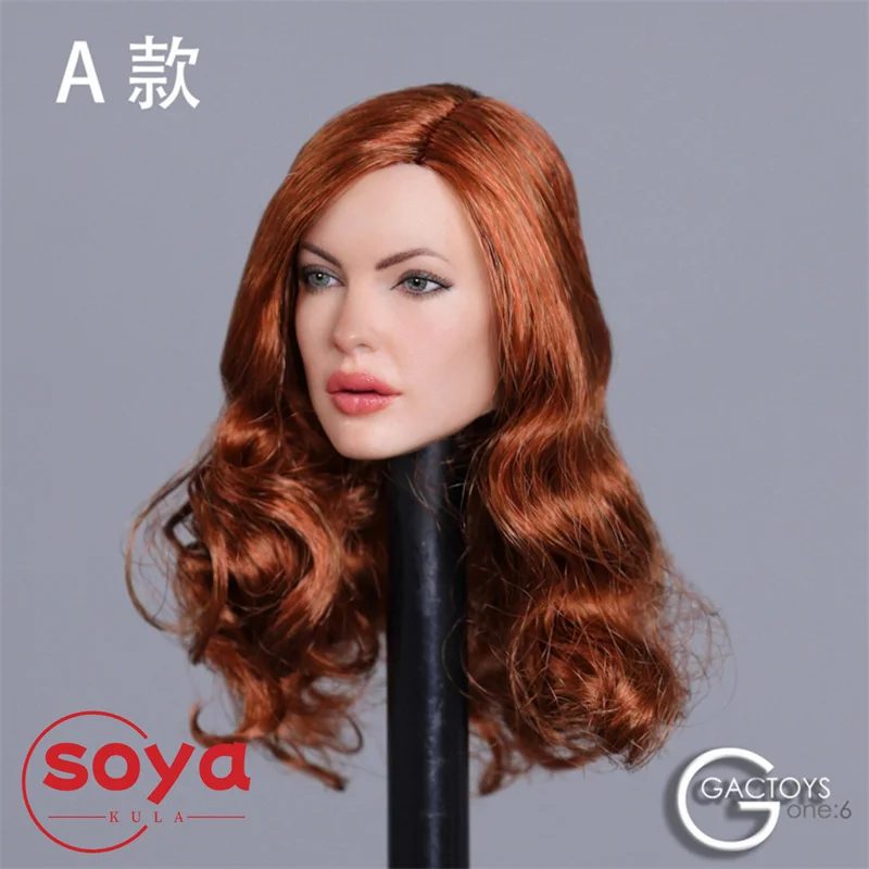 GACTOYS GC031 Modello di Scultura Testa di Bellezza Europea e Americana in Scala 1/6, Compatibile con Corpo Action Figure Femminile da 12 Pollici