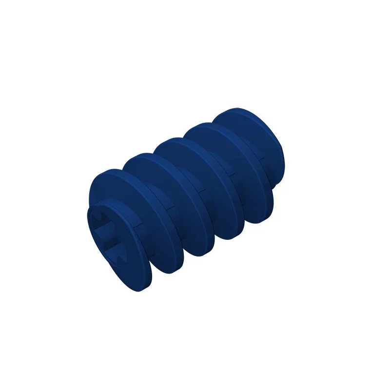 GDS-1199 Technical, Gear Worm Screw, Long, Axle Opening Type II compatible with lego 4716 32905 children's DIY gifts