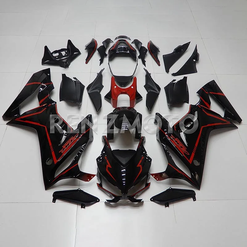 Full Motorcycle Fairings Fit For CBR650R 2019-20  Abs Plastic Body Work black red