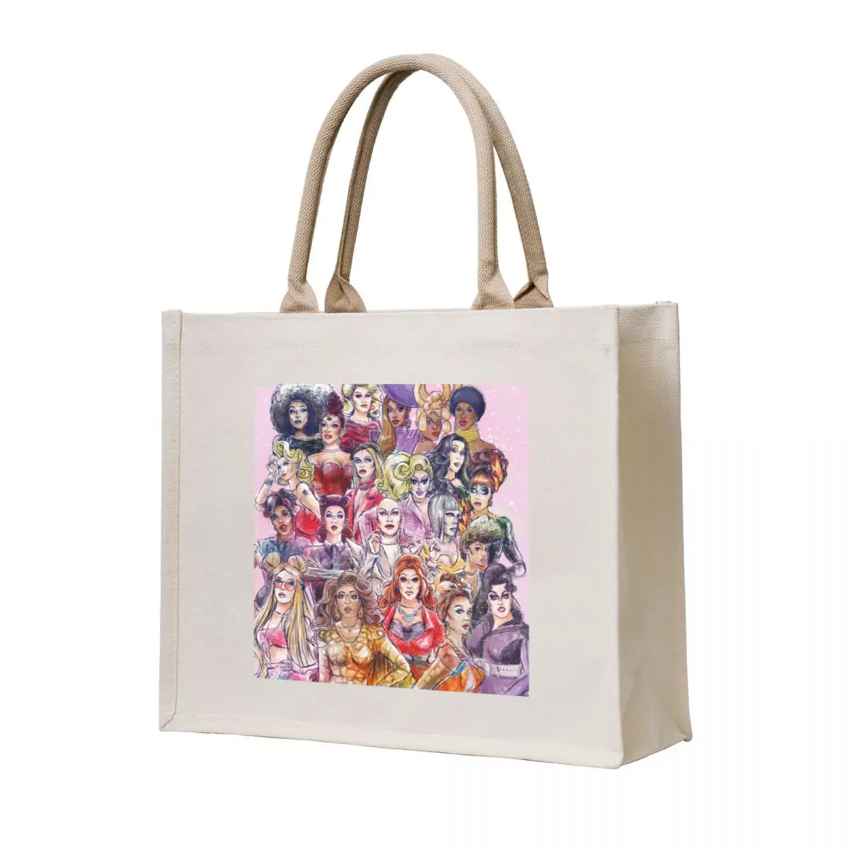 

RuPaul's Drag Race All Winners Tote Bag woman shopping bag cloth bag woman tote woman
