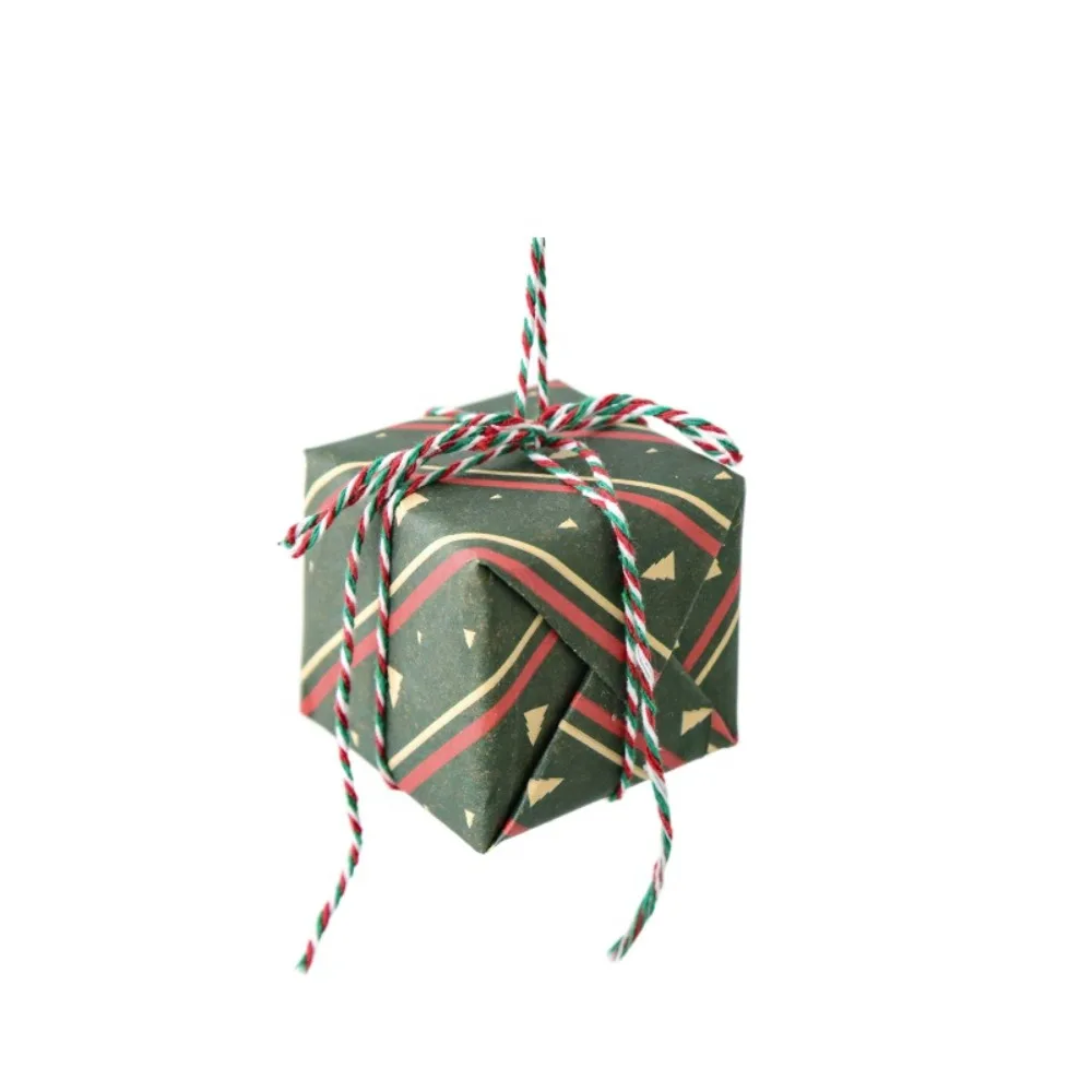 

Simulation Christmas Tree Gift Bag Pendant Mini with Rope Christmas Present Hanging Ornament Colorful Christmas Decorations