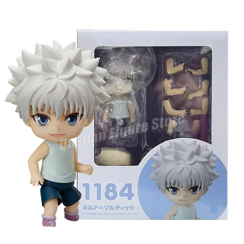 Anime Hunter X Hunter Killua Zoldyck GON FREECSS Action Figure PVC Movable Figurine #1183 1184 Collection Model Toys for Gifts