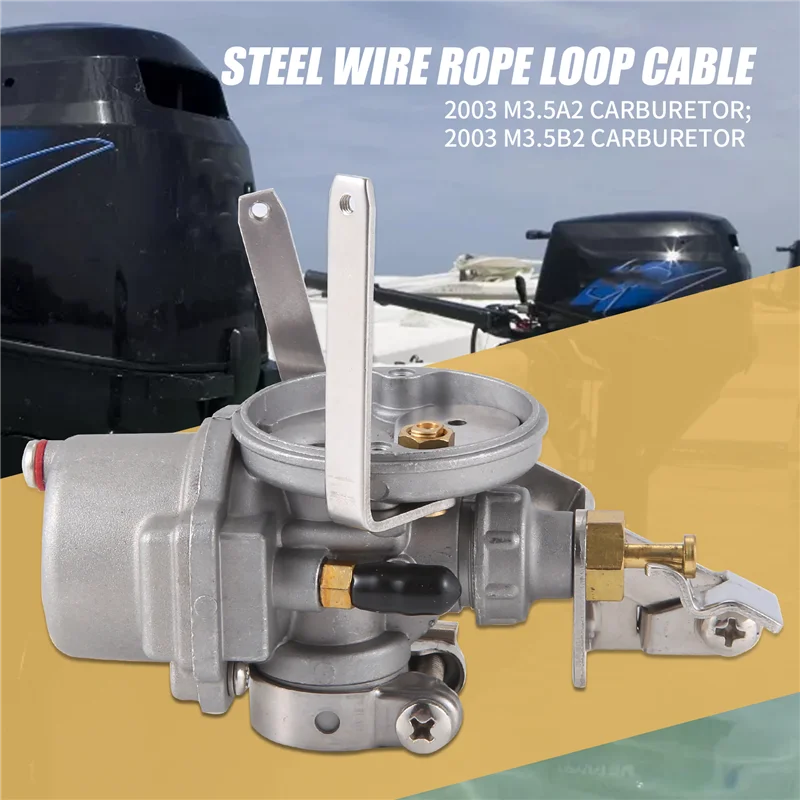 

1 шт. 3D5-0310 3F0-03100-4 3F0-03100 карбюратор для 2-тактного двигателя Tohatsu Nissan 3,5 л.с. 2,5 л.с.