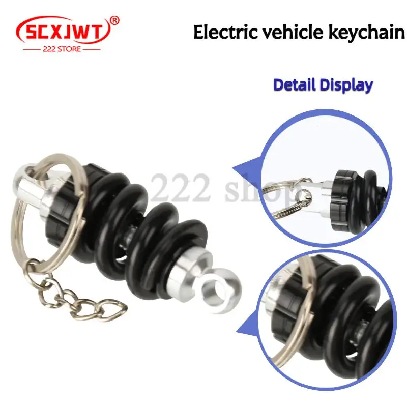 

Брелок-амортизатор из алюминиевого сплава – подвеска в виде передней стойки автомобиля, идеально подходящая для автомобилей и различных скутеров