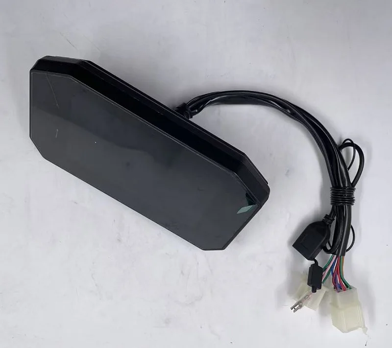 หน้าจอแสดงผลมาตรวัดความเร็ว TFT 48V 60V 72V 96V 108V พร้อม ONE-LIN และ CAN-BUS สำหรับจักรยานยนต์ไฟฟ้า สกู๊ตเตอร์ไฟฟ้า และมอเตอร์ไซค์