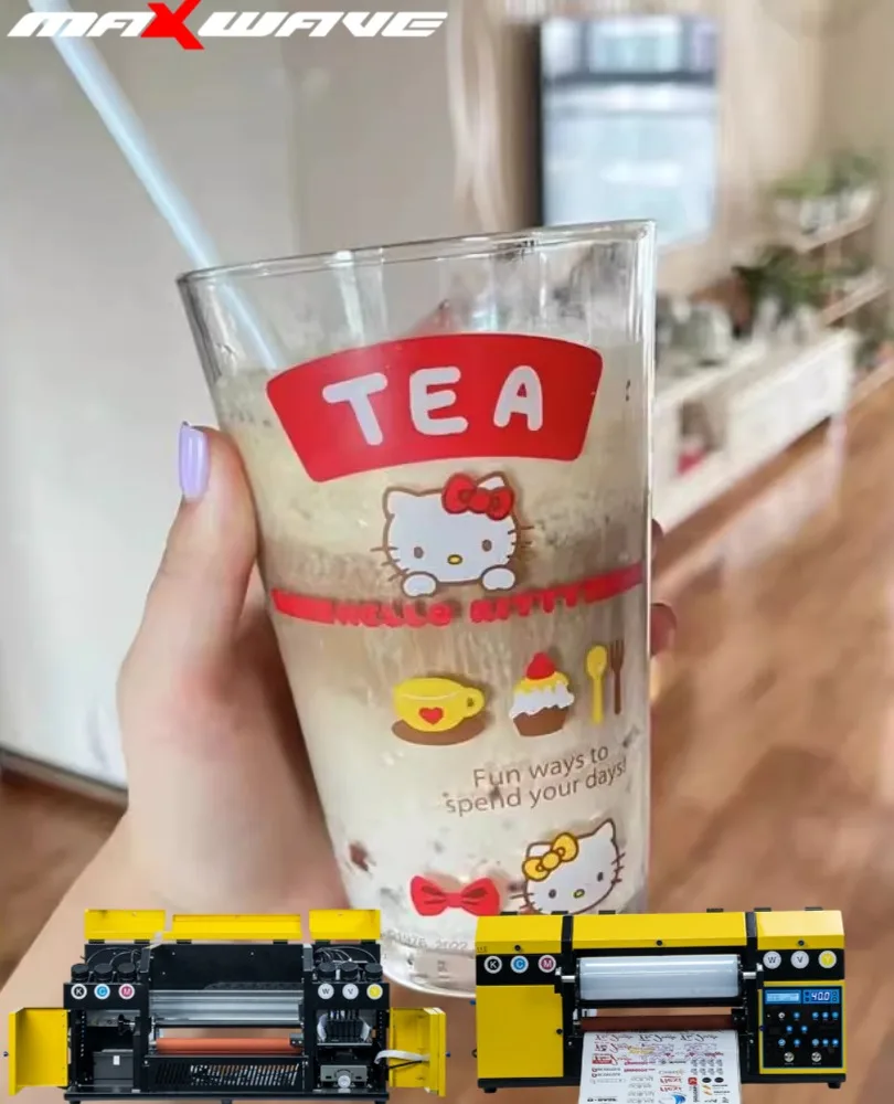 Рулон голографической наклейки A3 DTF, 50 листов, водонепроницаемые виниловые наклейки для стаканов, автомобилей, окон, поделок своими руками, яркие принты