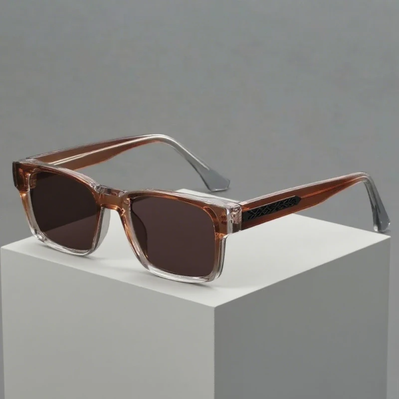 

2025 Fashion Square Sunglasses Ultra-light Thick Frame Men's Trend Outdoor Driving Sunglasses UV400 Protection Women's Glasses