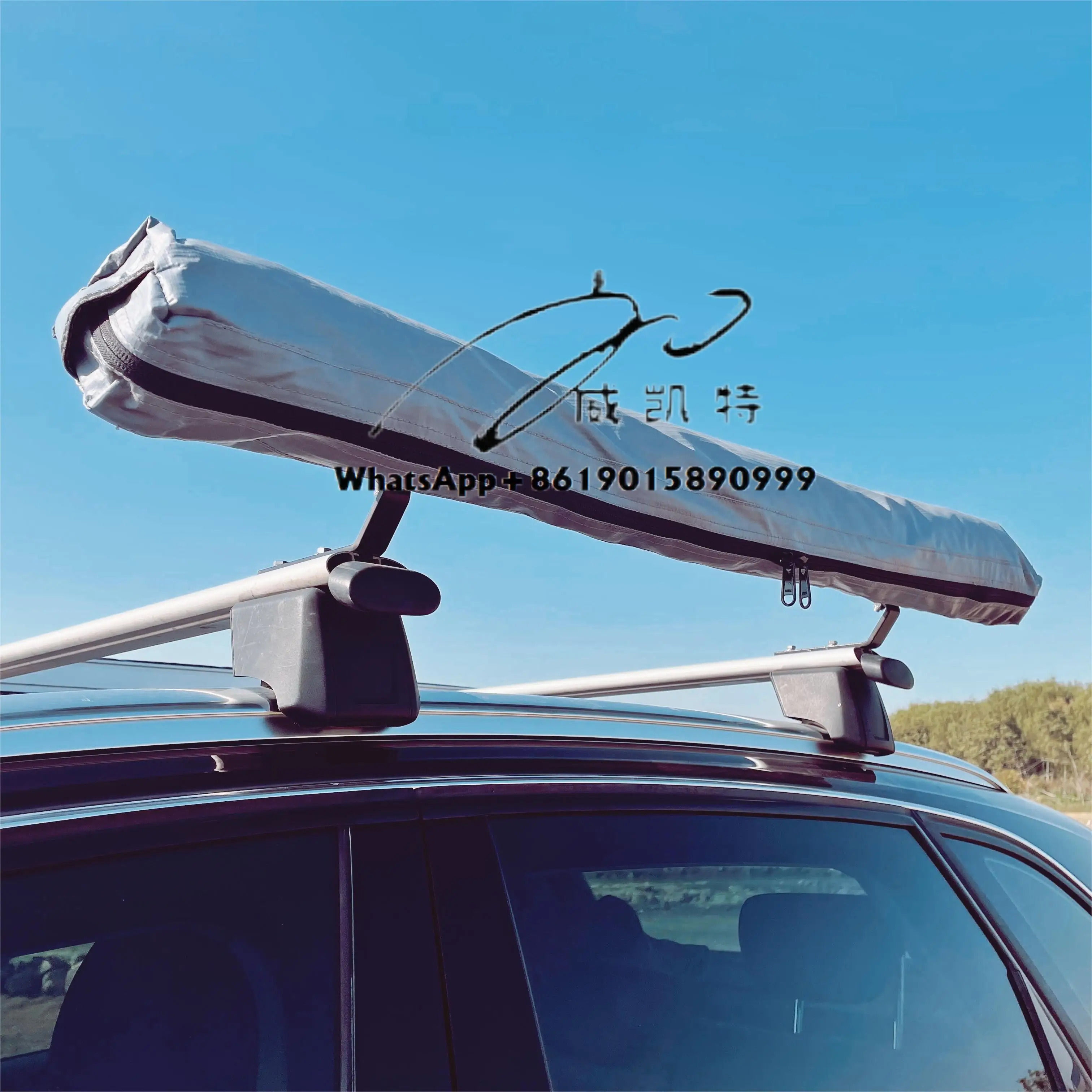 

Awnlux Easy Open Outdoor 4X4 Car Truck Side Portable Aluminium Alloy Frame Shower Tent Camping Accessories with Toilet