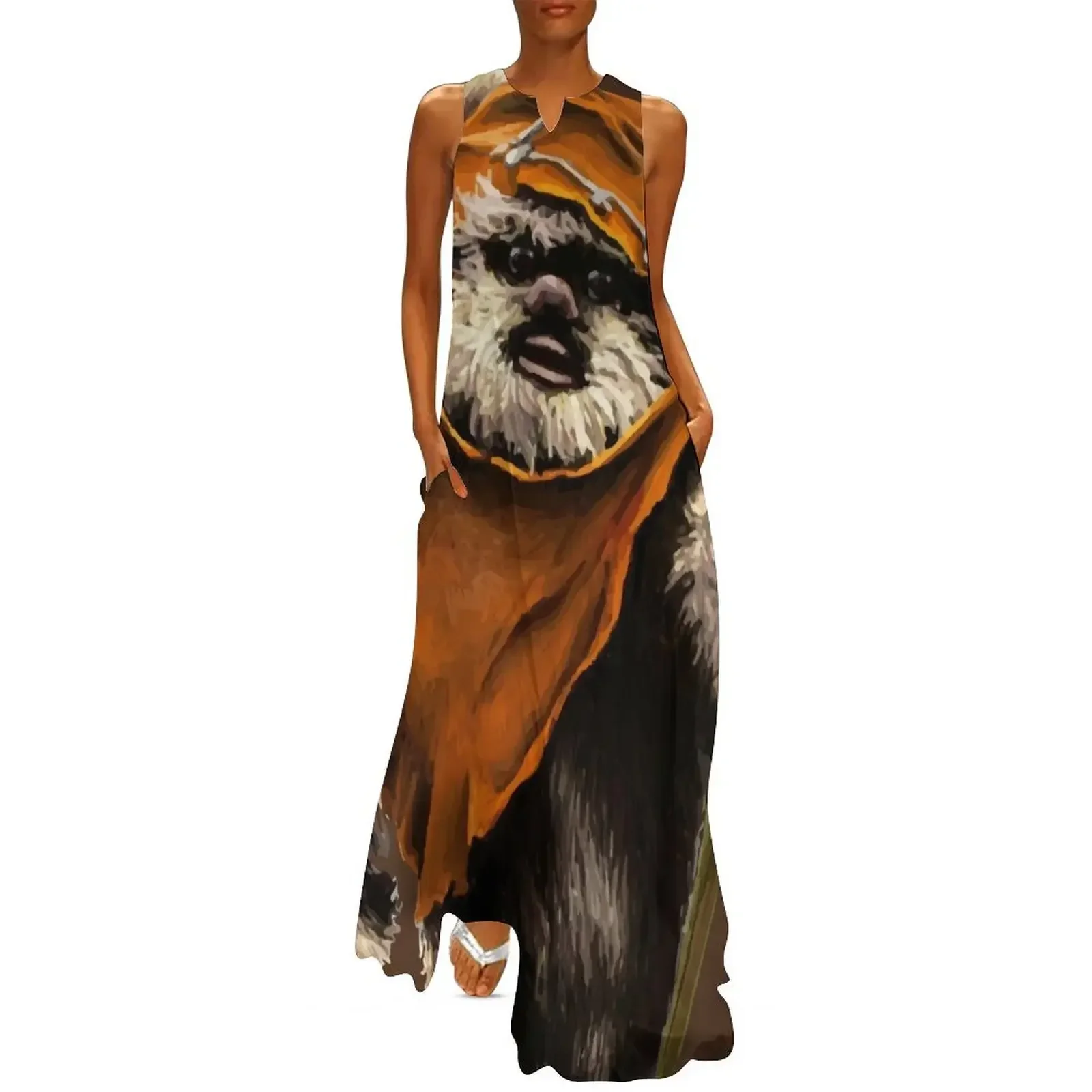 

Ewok #2 Long Dress loose summer dress Woman's evening dress women's dresses luxury evening dresses ladies