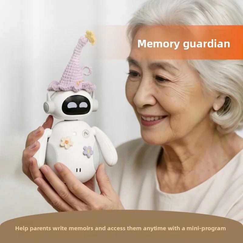 Intelligent machine desktop high realistic human voice, conversation chat interaction to accompany the elderly