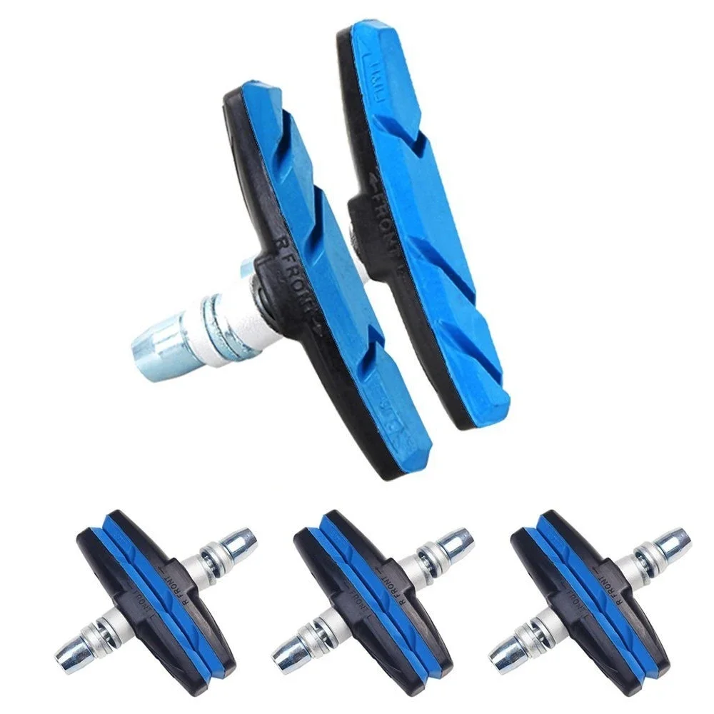 

1 Pair Durable Bicycle Silent Brake Pads Cycling V Brake Holder Pads Shoes Blocks Rubber Pad for Long-lasting Performance Good