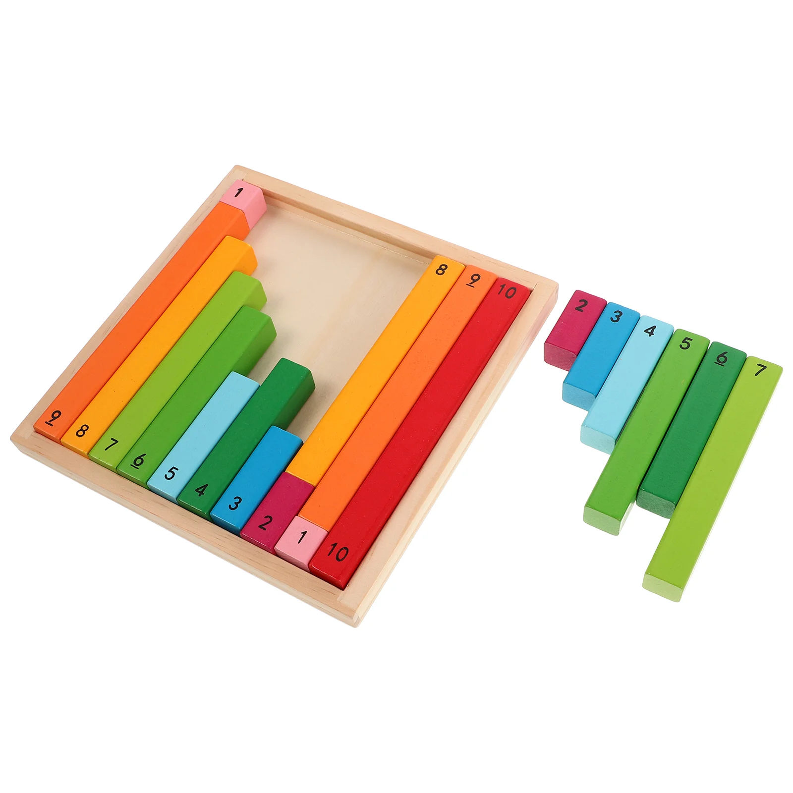 

Math Teaching Aids Educational Number Rods Counting Montessori Sticks Wooden Tools