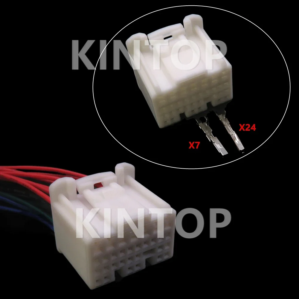 

1 Set 31 Pins AC Assembly Auto Plastic Housing Connector Automotive Wiring Harness Socket With Terminals For Nissan 1123341-1