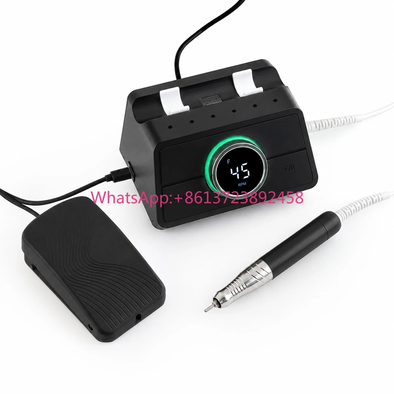 New Desktop Brushless Nail Drill High-End Waterproof Professional Nail Drill with Intelligent Control for Acrylic Removal