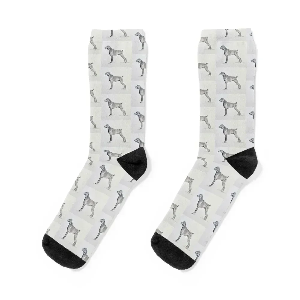 

Weimaraner Socks moving stockings halloween essential new in's Socks For Women Men's