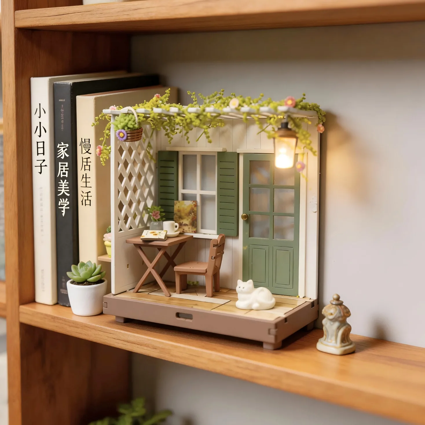

Wooden Hut Model Fridge Magnet Pastoral Style Diy 3D Stereo Wall Decor Hand Assembled Block Assembly Home Decor For Craft Lovers