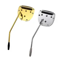 Guitar Tremolo Tailpiece Bridge with Tremolo Arm for Jazzmaster Jaguar Gold Chrome Professional Guitar Accessories