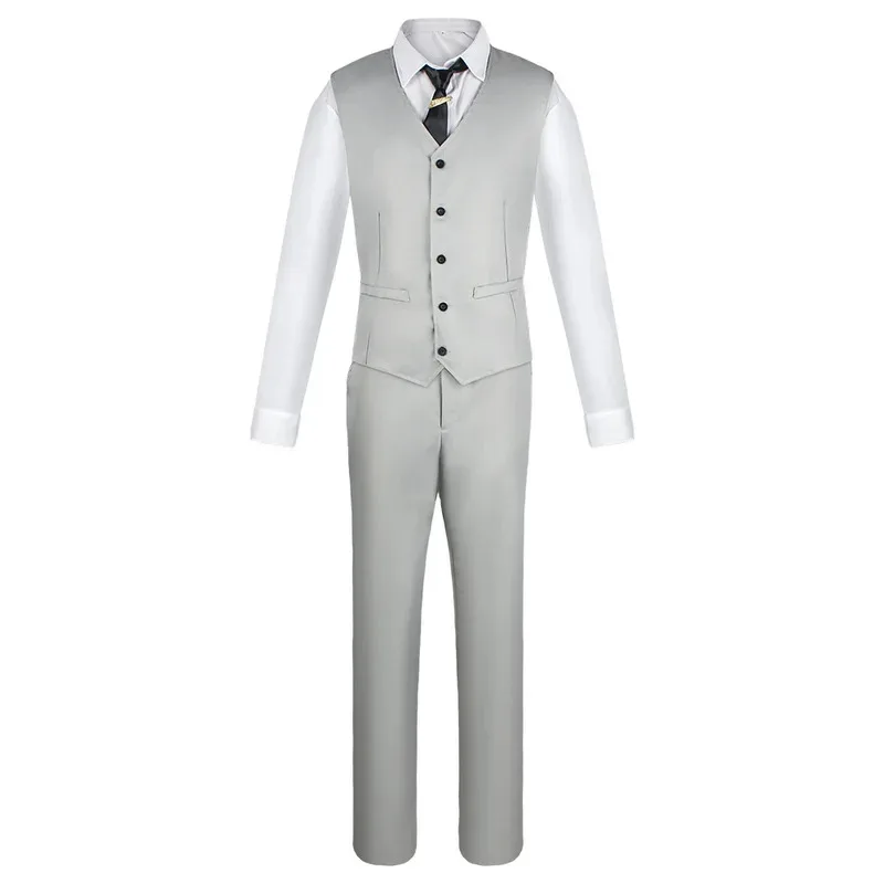 qq45 الأزرق قفل أنيمي تأثيري حلي شعر مستعار الحلقة ناجي Seishiro ريو ميكاجي DK زي مدرسي الأبيض التطريز سترة هالوين Sui