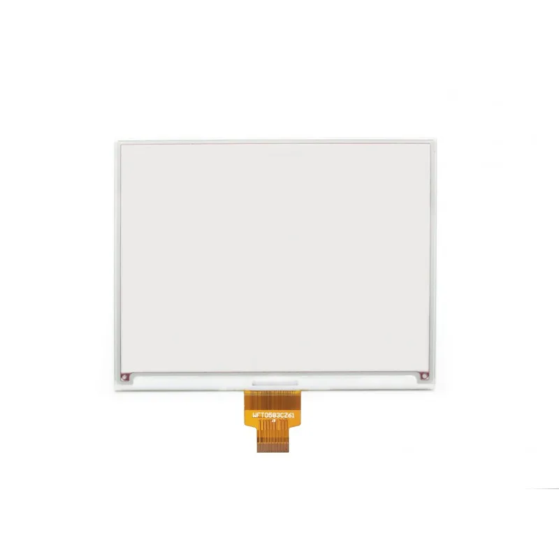 5.83inch E-Paper E-Ink Display Module (B) For Raspberry Pi Pico, 648×480 Pixels, Red / Black / White, SPI Interface