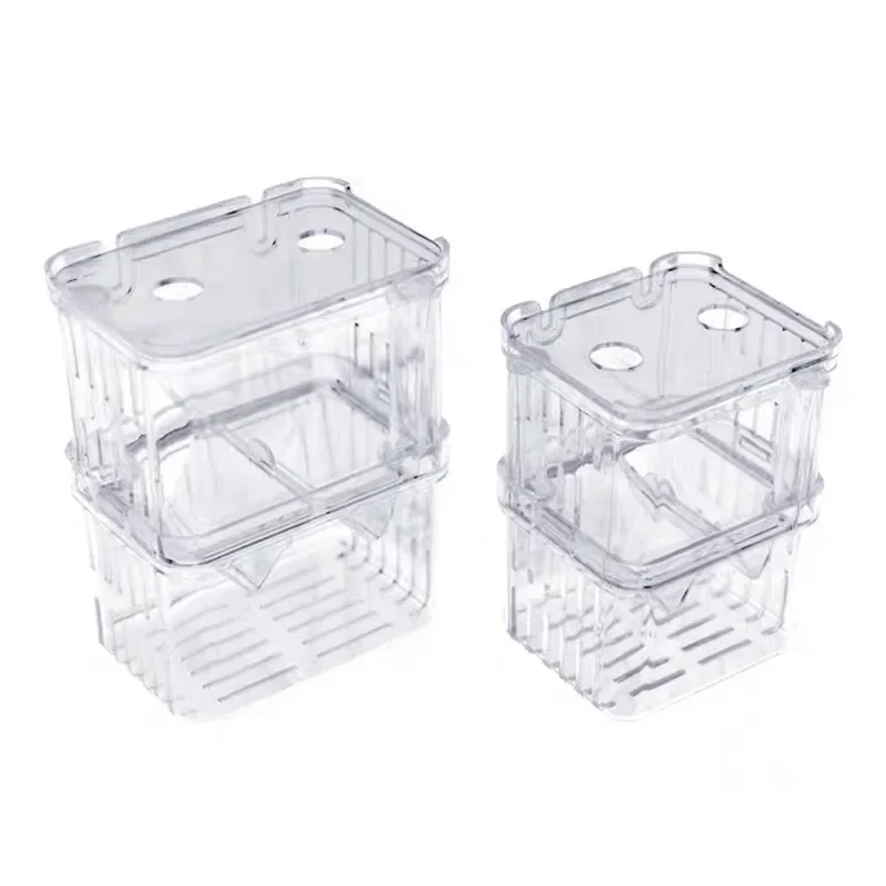 S/L/XL Aquarium Breeder Box Fish Breeding Isolation Box Fish Hatchery Acrylic Divider Shrimp Clownfish Aggressive Fish Injured