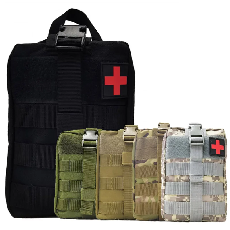 

Tactical Medical Bag First Aid Kit Survival Kit Nylon Pouch Outdoor Travel Mountaineering Emergency Case For Hunting Camping