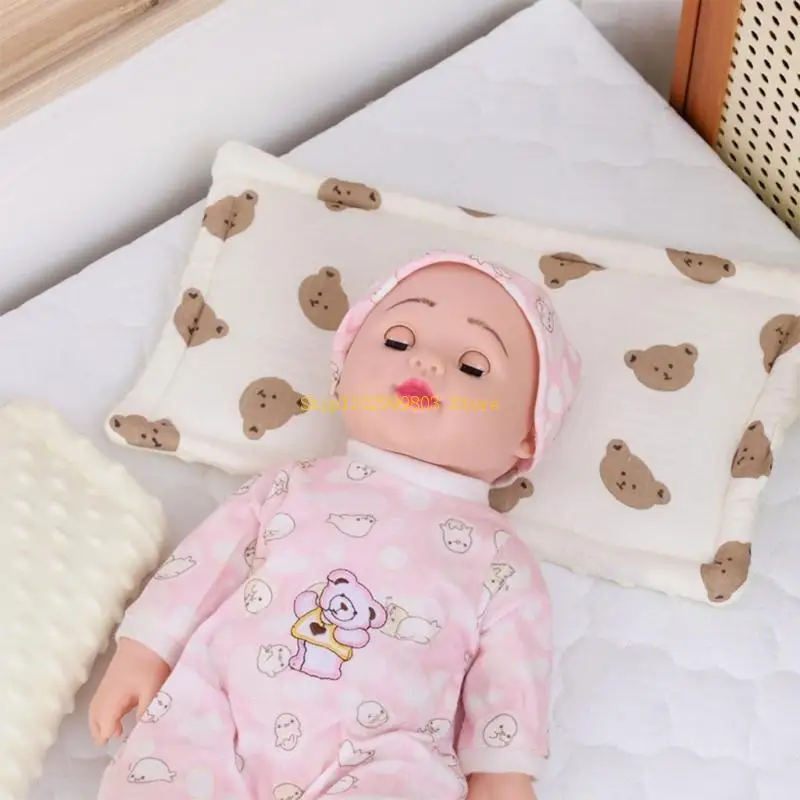 وسادة أطفال قطنية لسرير الأطفال مريحة ومثالية للنوم المريح J0MF