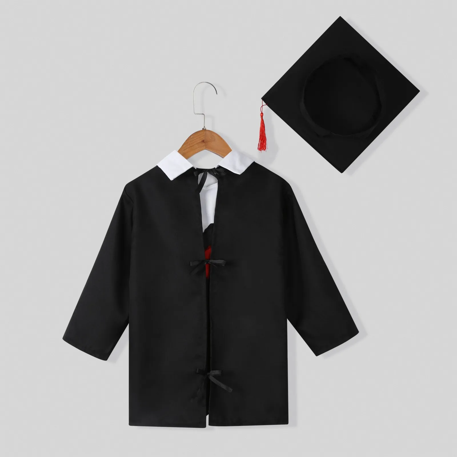 Graduação Cap Vestido para Jardim de Infância, Graduação Robes, Tassel Set, Confortável, Unisex, Parabéns, Notas, Roupa, Graduação Cap, 2022