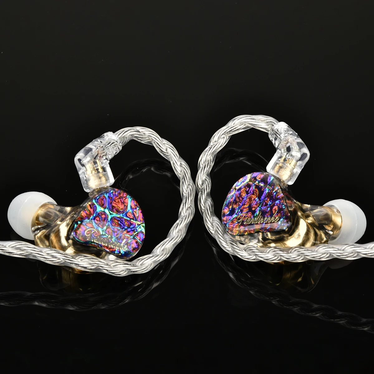 Tiandirenhe TD08pro Odin panel bass HIFI Earphones tuning port Dynamic Drivers IEM Earbuds DJ Headset stage qdc Graphene Cable