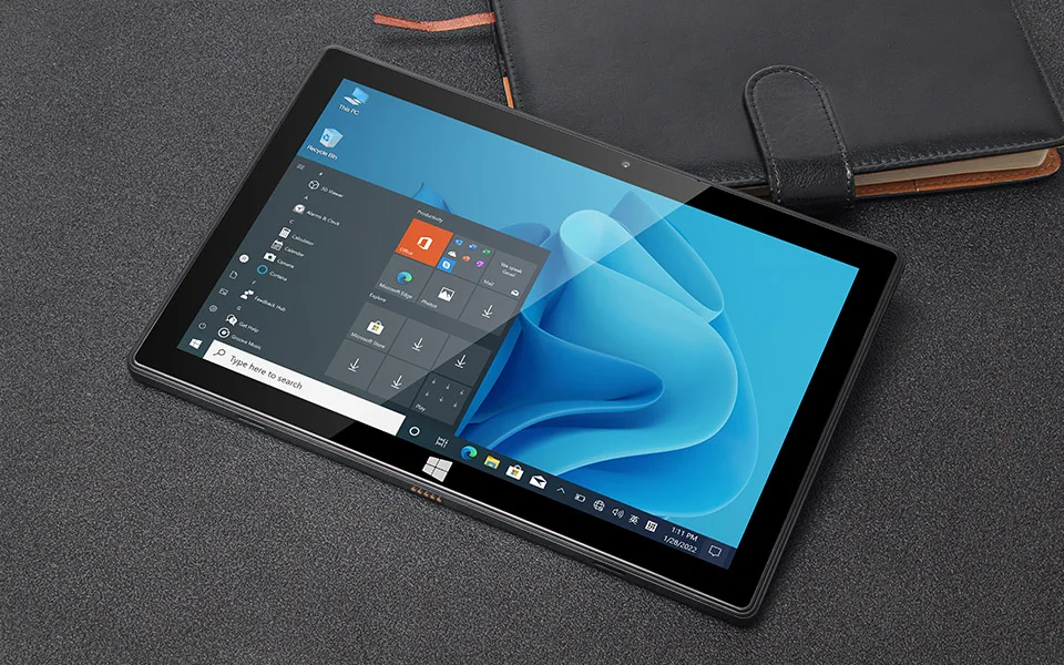 UNIWA Winpad Bt302 Windows Tablet 10.1 “ Windows Tablet HD WIN 11 8GB+512GB Bluetooth Dual-camera HDMI Interface Office Computer