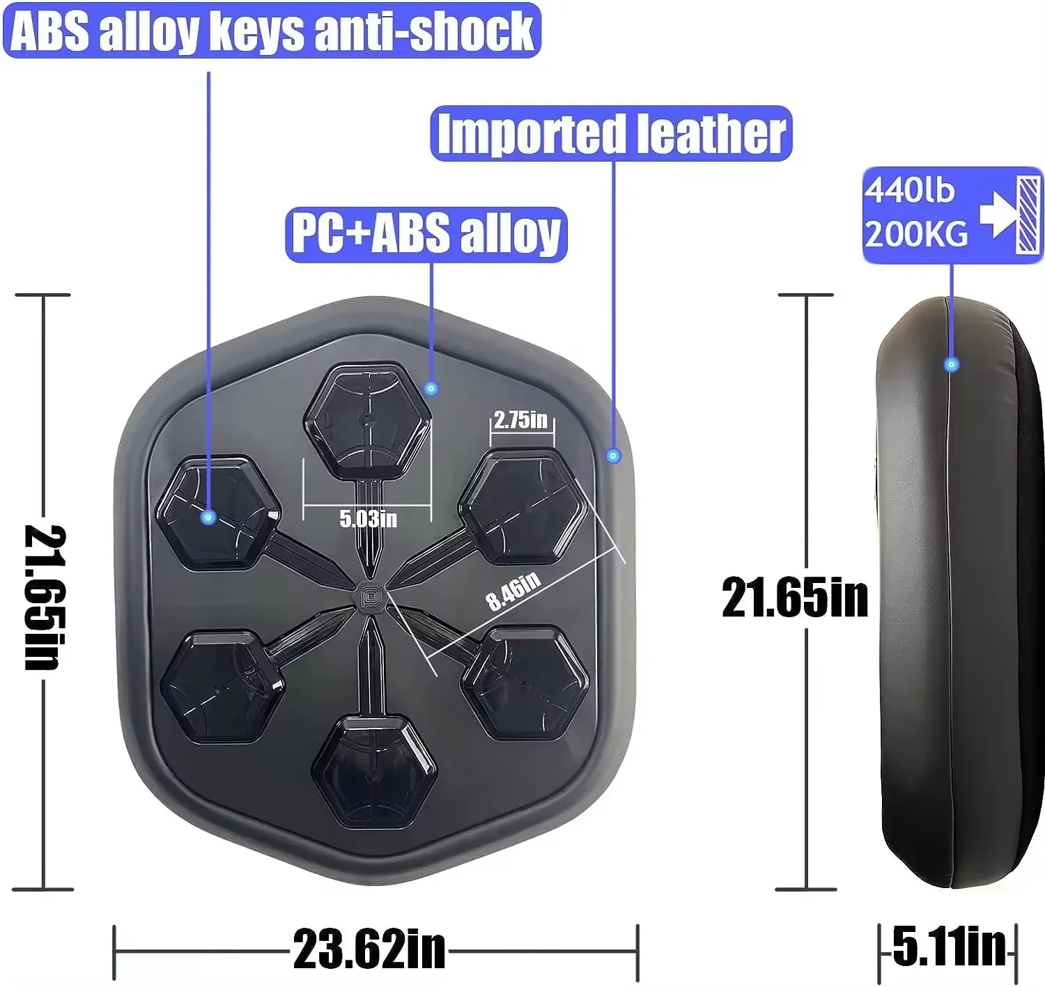 RS Smart Music Boxing Machine One Punch Boxing Machine z punktem Beat