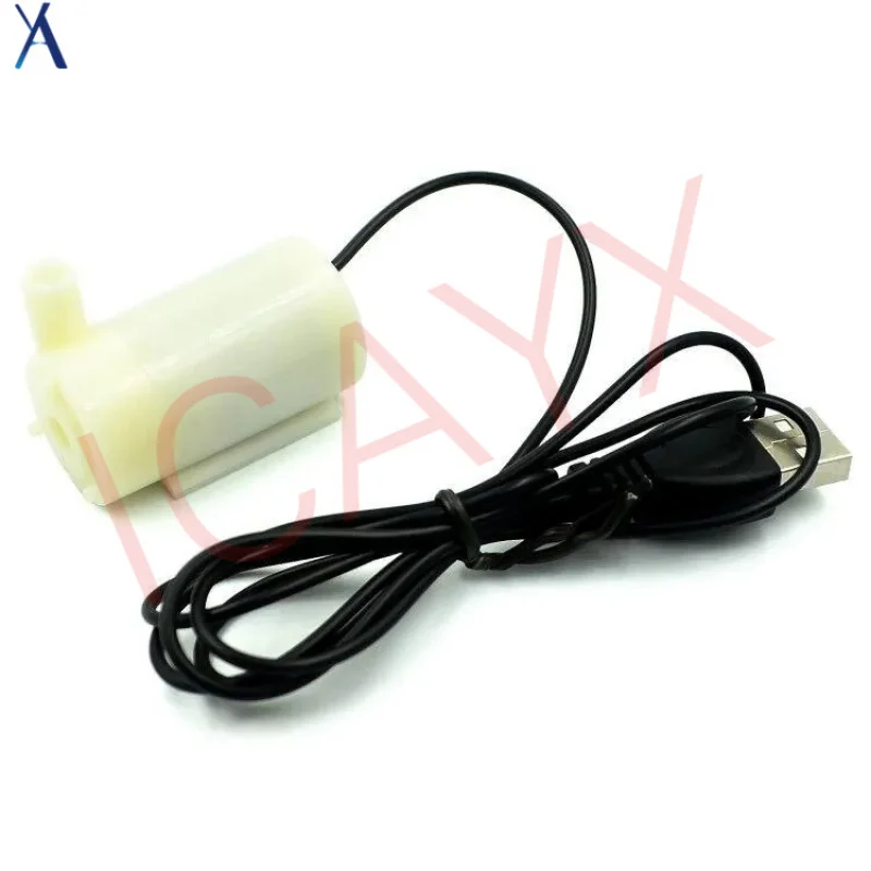 1PCS Pompa Motor DC Mikro Submersible dan Amfibi Baru Pompa Air 3/4.5V 80-100L/H Pengiriman Drop Eropa