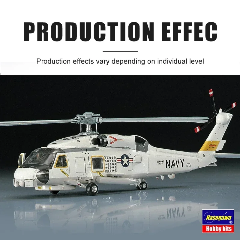 Hasegawa Assembled Aircraft Model Kit 00431 Anti-Submarine Helicopter SH-60B Seahawk 1/72