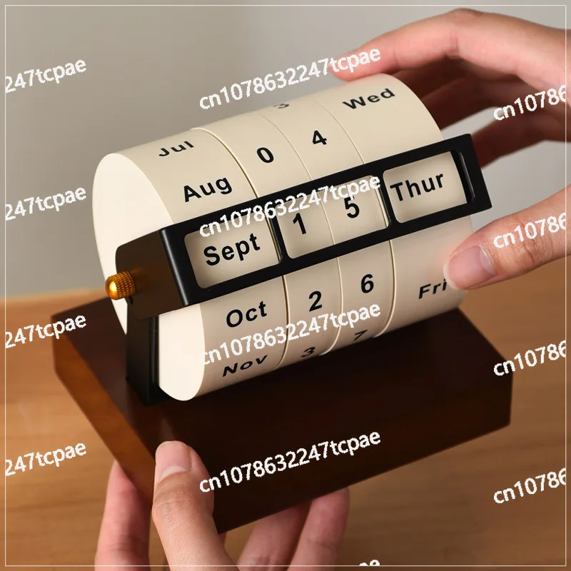 

Runner Perpetual Calendar Large Rotating Desk Calendar Desktop Ornament Desk Calendar Postgraduate Entrance Examination