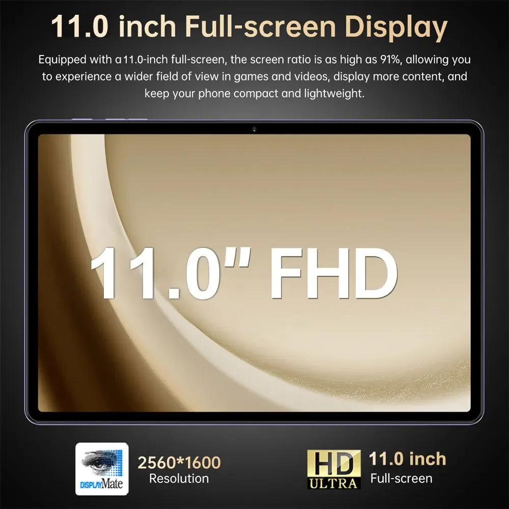 أجهزة لوحية جديدة 7 Pro أصلية مقاس 11 بوصة تعمل بنظام أندرويد 13 علامة تبويب رخيصة 5G بشريحتين 10000 مللي أمبير في الساعة للأطفال مع لوحة مفاتيح للكمبيوتر المحمول #2