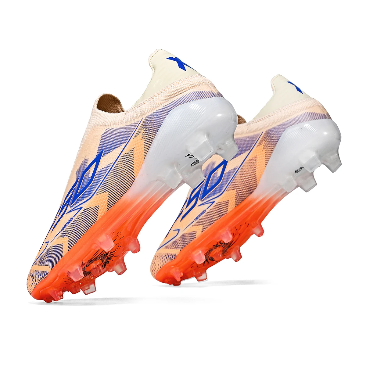Breathable Football Shoes with FG/AG Long Studs, Suitable for All Seasons, Non Slip Sports Shoes (Available in Multiple Colors)