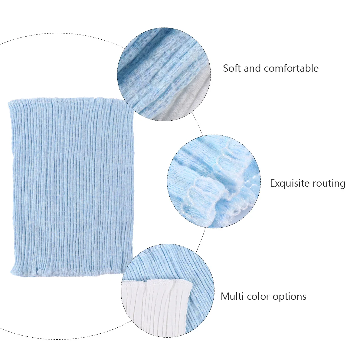 

2Pcs Durable Simple Style Bellybelt for Baby Delicate Edge Multi-Purpose Navel Protector Toddler Kid Clothes Bellyband