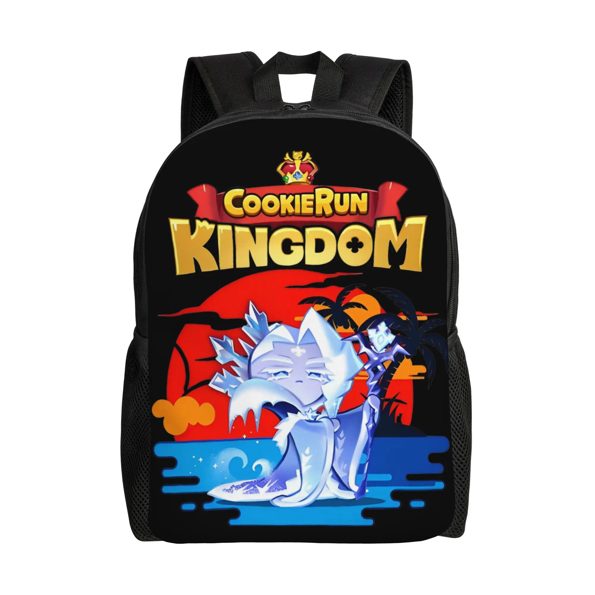 

Рюкзак Summer Cookie Frost Queen Cookie Cool для старшей школы, походов, путешествий, Cookie Run Kingdom, городской рюкзак, сумка через плечо для колледжа