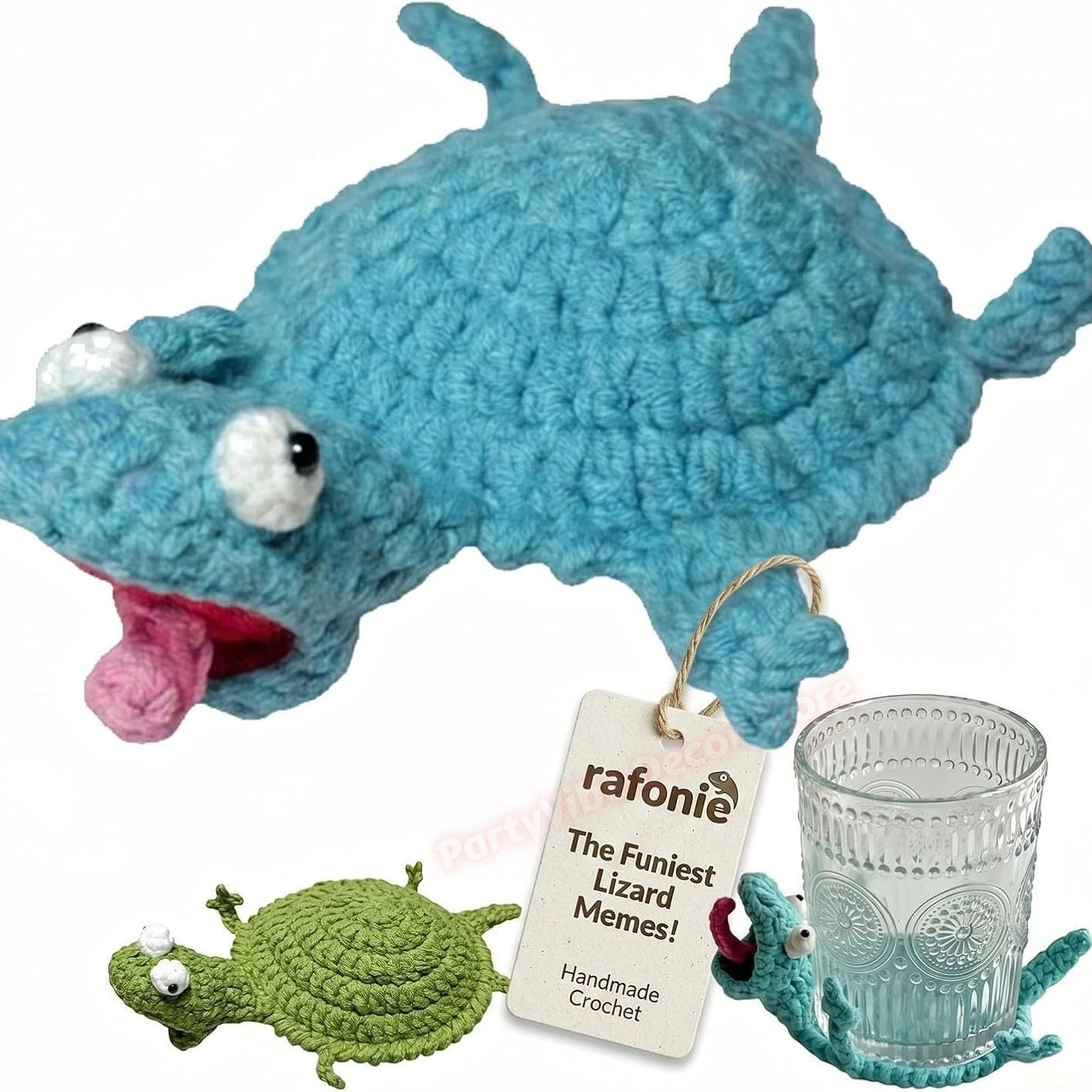 Animal Crochet Cup Coaster Han - Home Textiles Today review and price