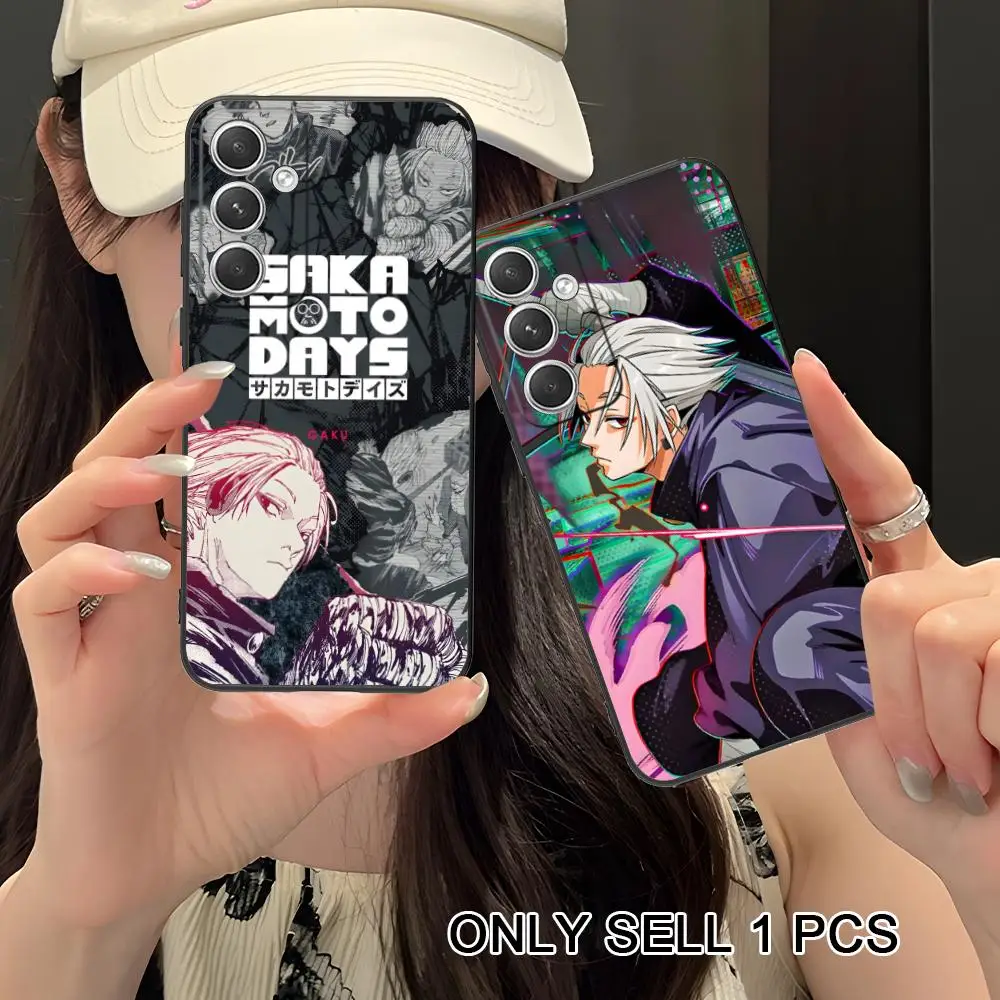 Sakamoto Days Gaku Phone Case for Samsung Galaxy S26 S25 S24 S23 S22 S21 S20 Note20 Plus FE Ultra Soft TPU Shockproof Cover