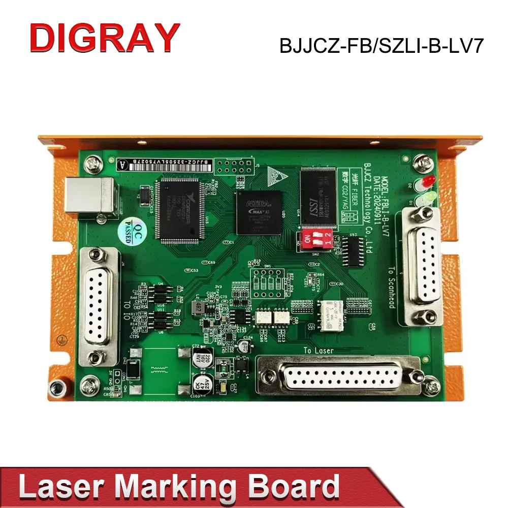DIGRAY BJJCZ وحدة تحكم بالليزر البطاقة الأصلية JCZ لوحة تحكم FBLI-B-LV7 Ezcad لآلة وسم الألياف IPG Raycus JPT MAX