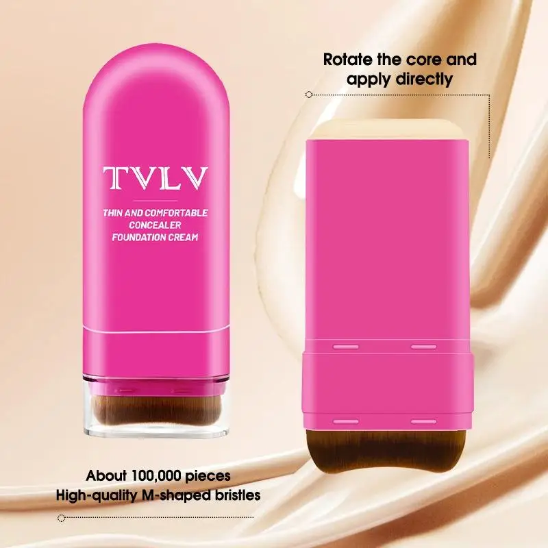 Eraser Foundation Stick Water Moist Light Concealer Foundation Covering Acne Scarring Dark Under-eye Circles Face Beauty Makeup