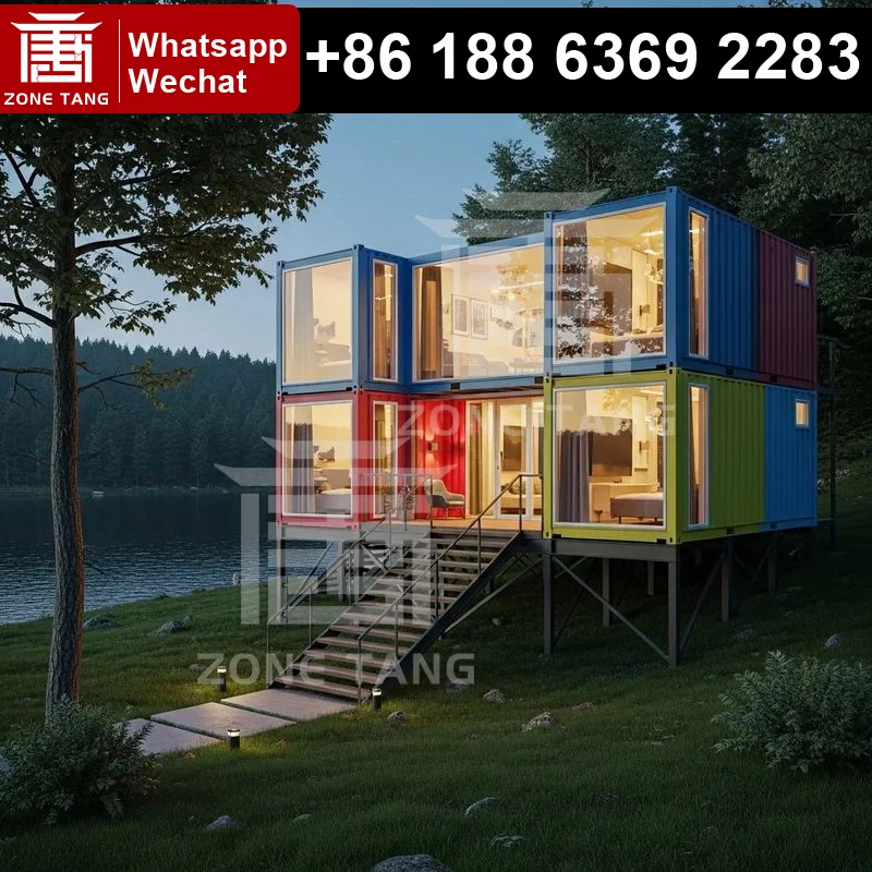 Prefab Tiny Homes Standalone Home Fast Installation Customization Container Buildings Garden House Flat Pack Home High Quality