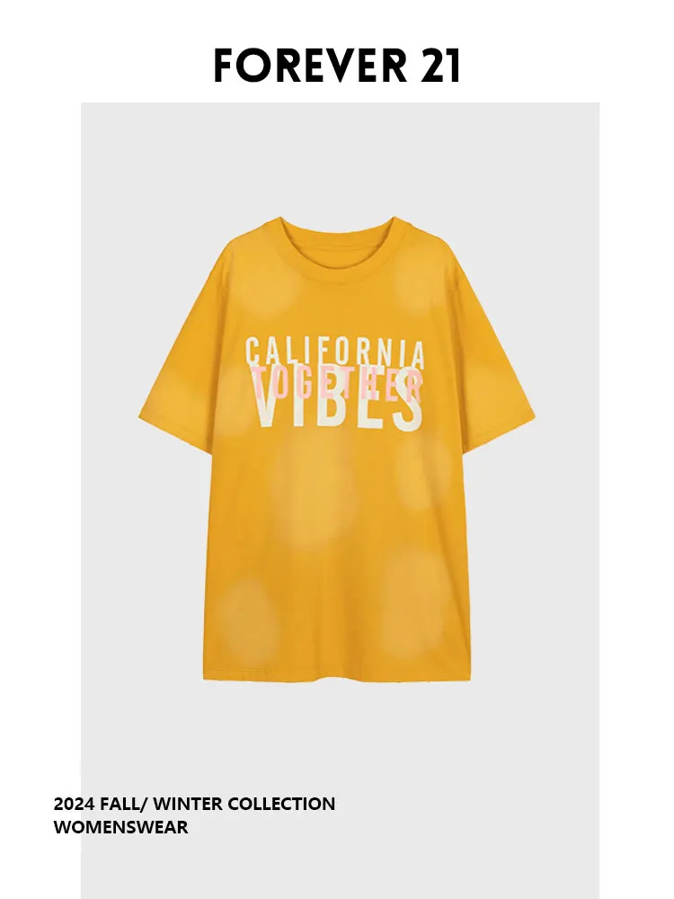 

Футболка оверсайз с принтом «Forever 2» для женщин, летняя повседневная, свободного кроя, больших размеров, для ношения под одеждой