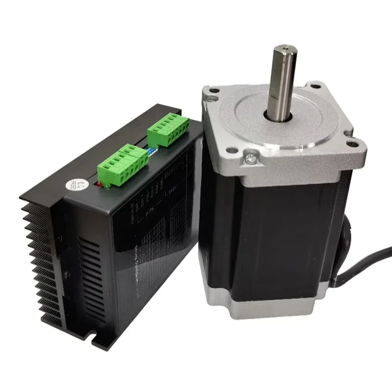 High torque stepper motor 10NM 2-phase Nema 34 stepper motor with driver set