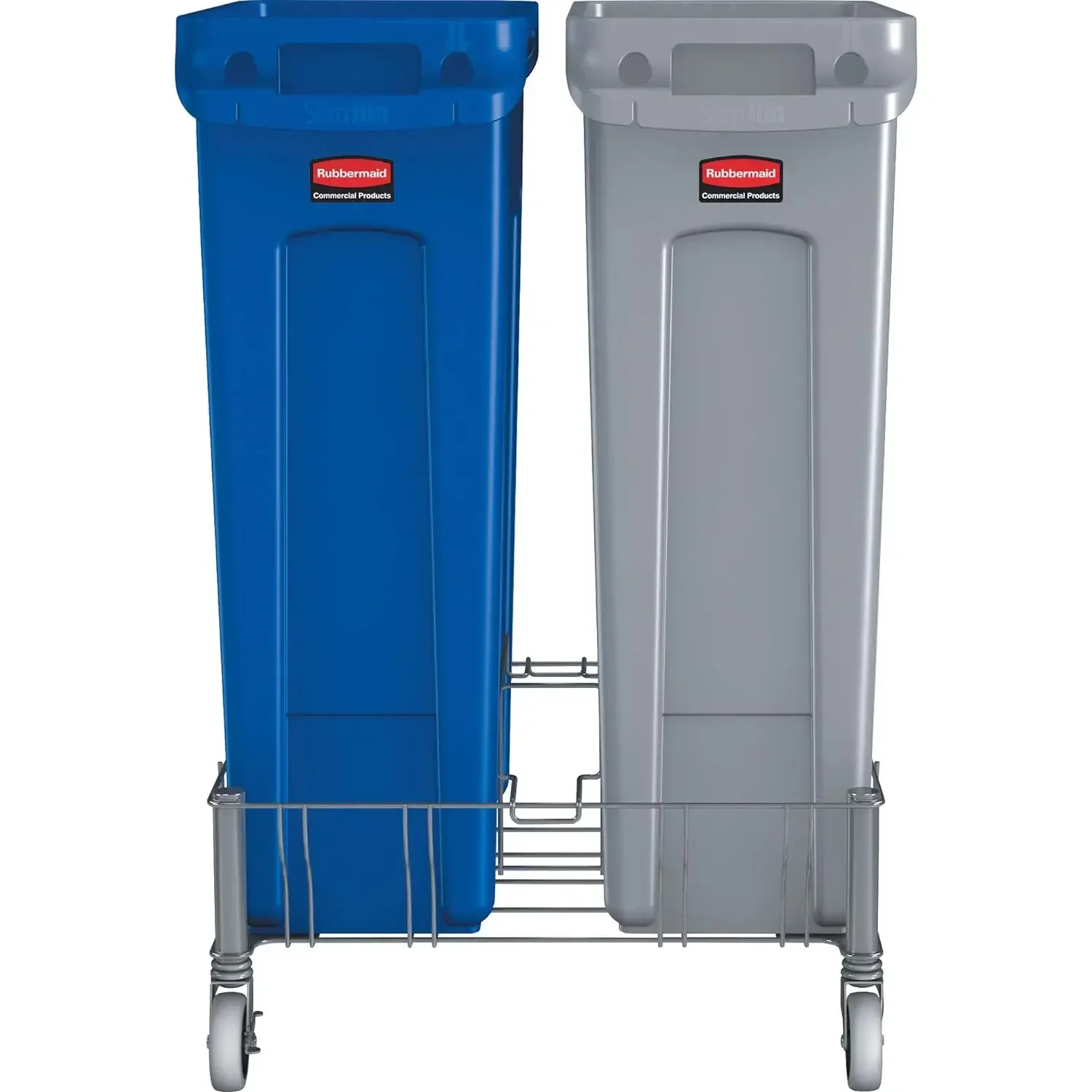 جديد! عربة/عربة سلة المهملات بعجلات، من الفولاذ المقاوم للصدأ، سهولة النقل/القدرة على المناورة 16/23، ترقية جديدة #4