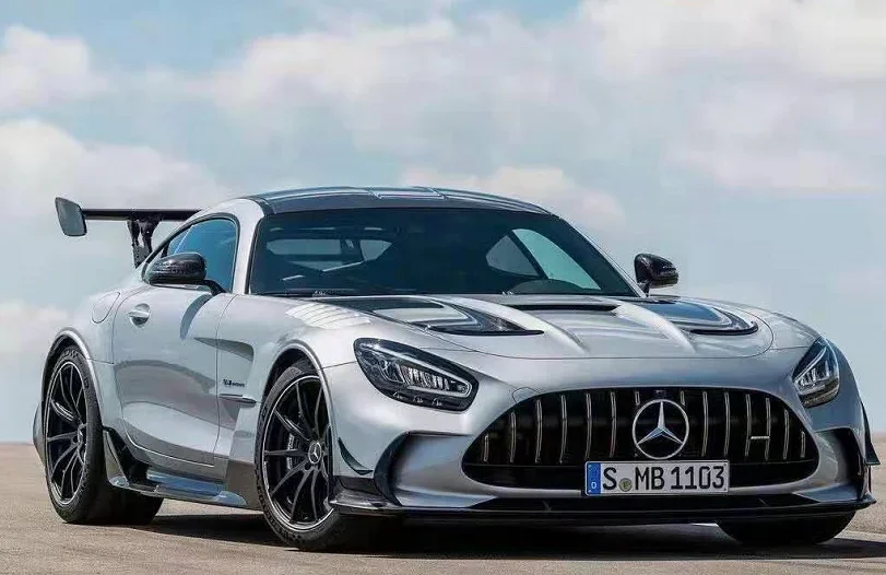 طقم هيكل من ألياف الكربون الجافة على طراز السلسلة السوداء غطاء المصد الأمامي الخلفي لـ GT GTS GT GTR