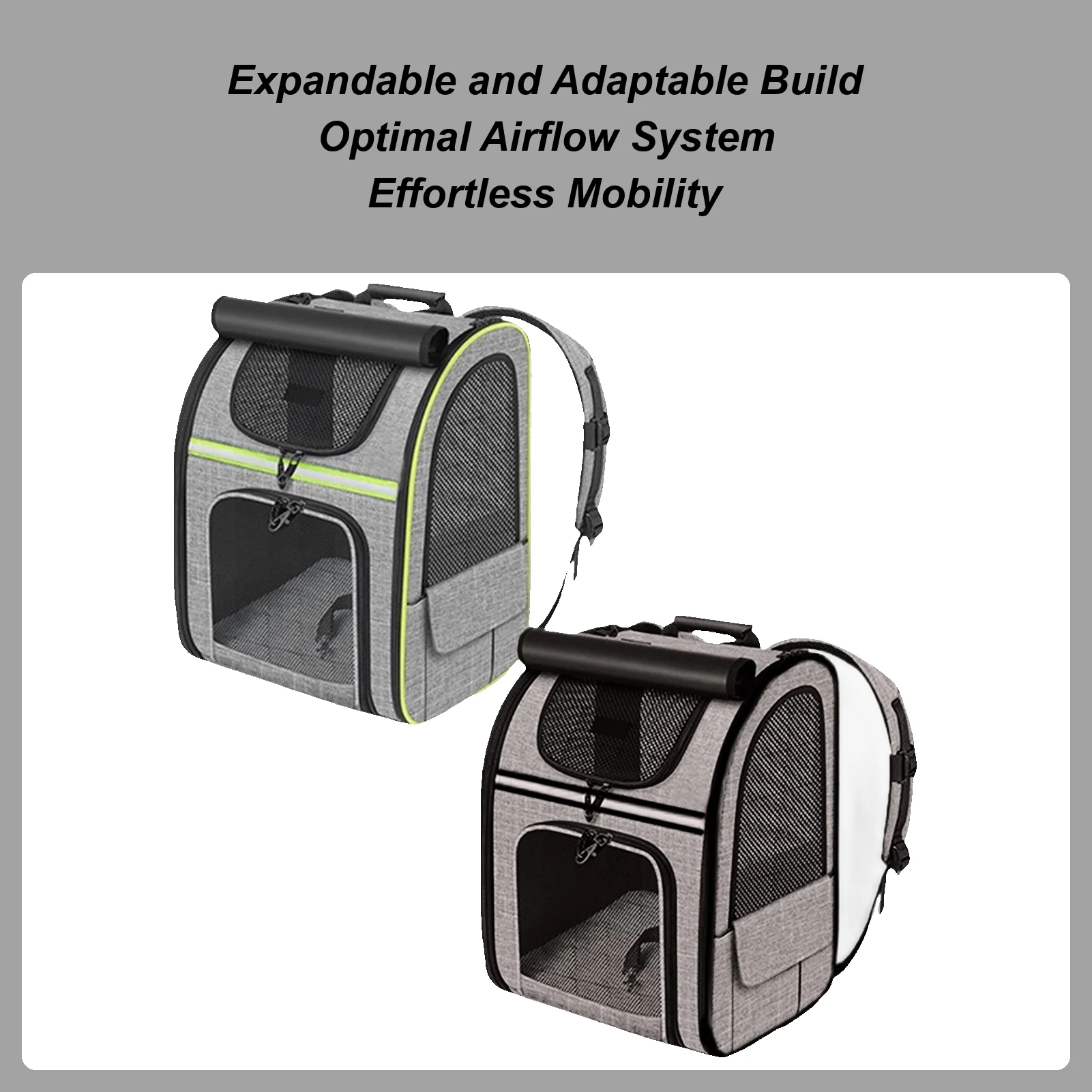 

Expandable Cat Backpack Cat Travel Backpack Breathable Foldable Pet Bag For Outdoor Travel Motorcycle Camping Hiking