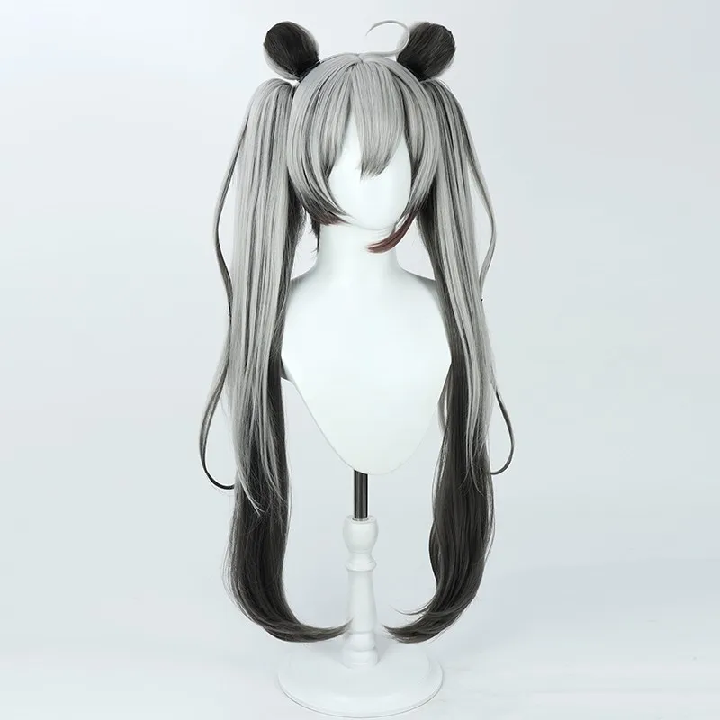 الأزرق الأرشيف Chidori Michiru شعر مستعار تأثيري رمادي التدرج فروة الرأس لعبة الهالوين هدية